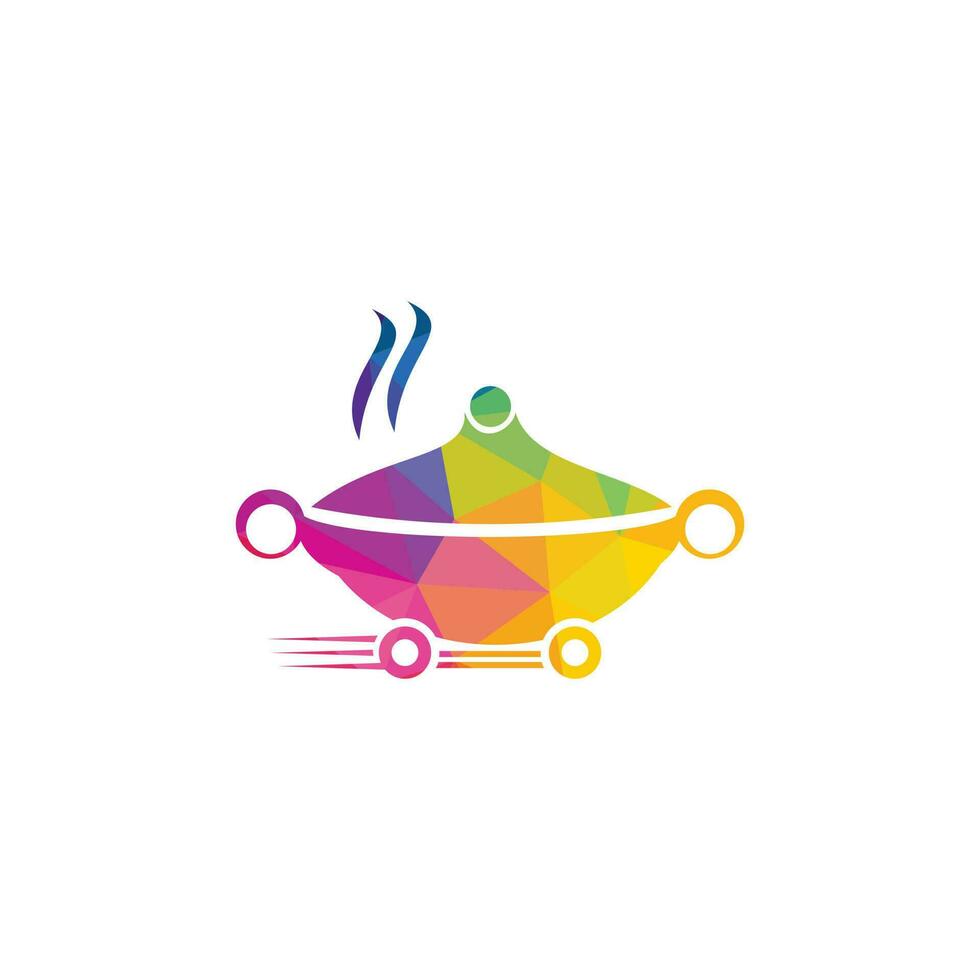voedsel levering catering vector logo ontwerp.