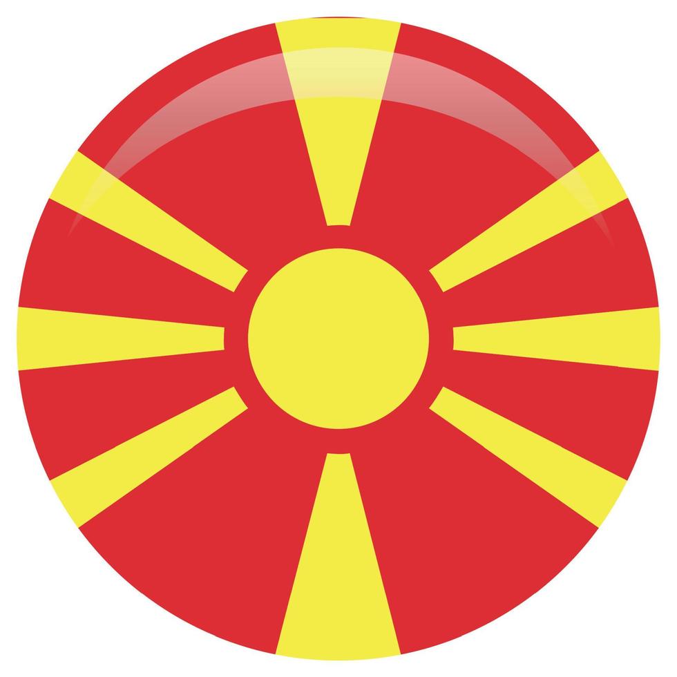 Macedonië vlag vector illustratie. nationaal vlag van Macedonië.