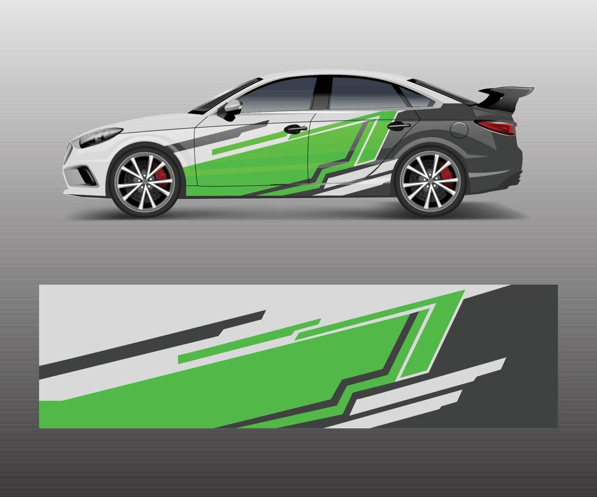 racing auto inpakken ontwerp. inpakken ontwerp voor Op maat sport auto. vector