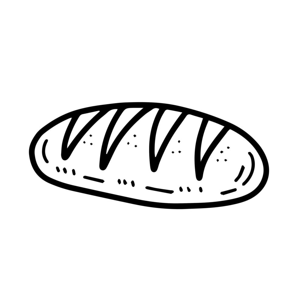 brood brood tekening vector illustratie