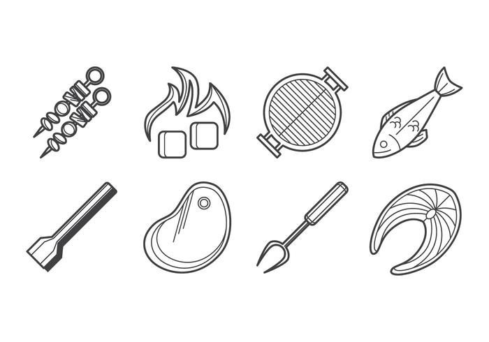 Gratis Barbeque Icon Vector