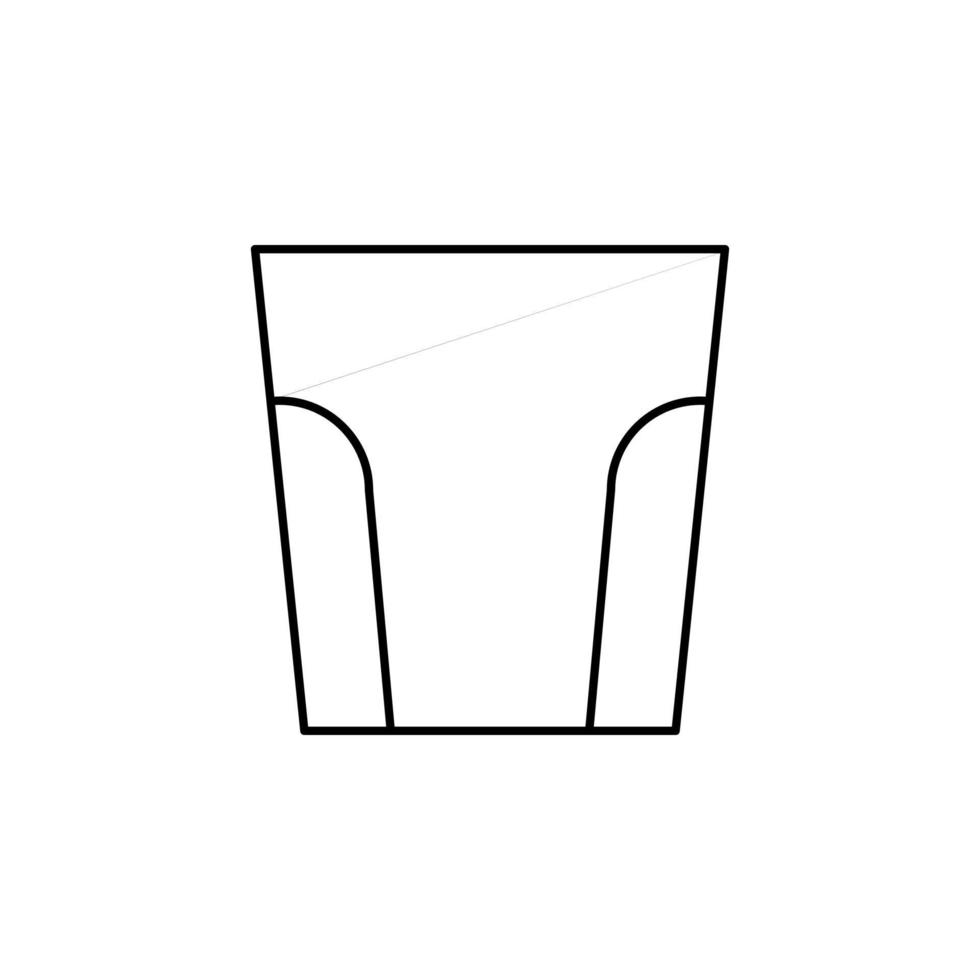 beker, glas, laboratorium icoon vector illustratie logo sjabloon. geschikt voor veel doeleinden.