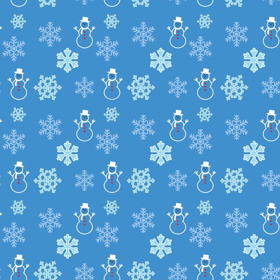 sneeuw winter patroon vector