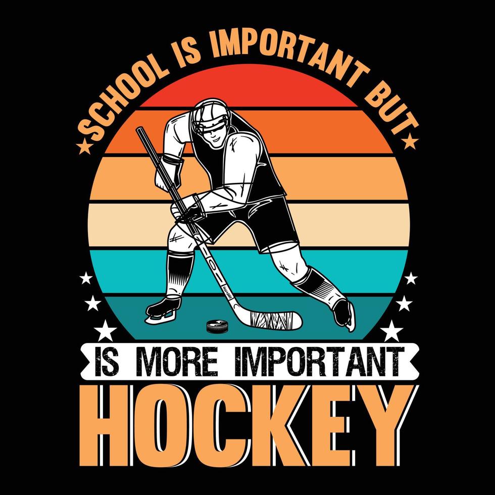 hockey t overhemd ontwerp vector
