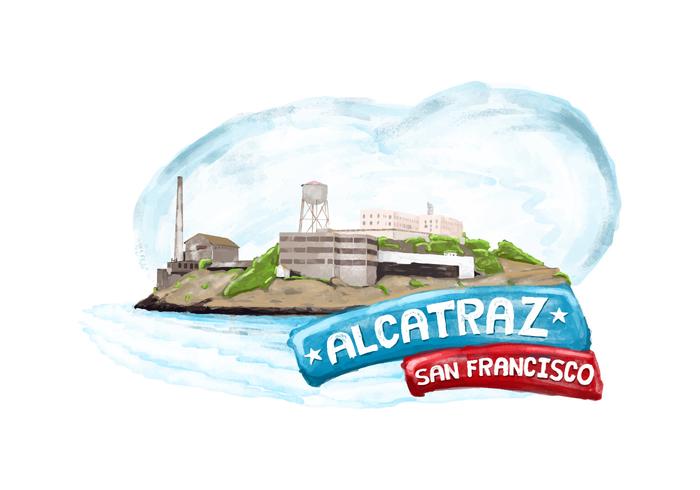 Gratis Alcatraz Vector