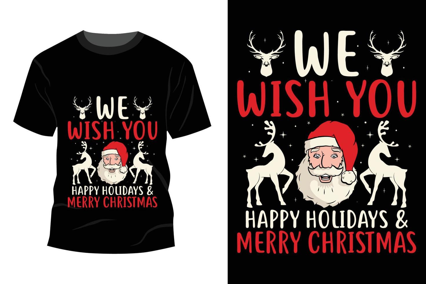 kerst t-shirt ontwerp vector