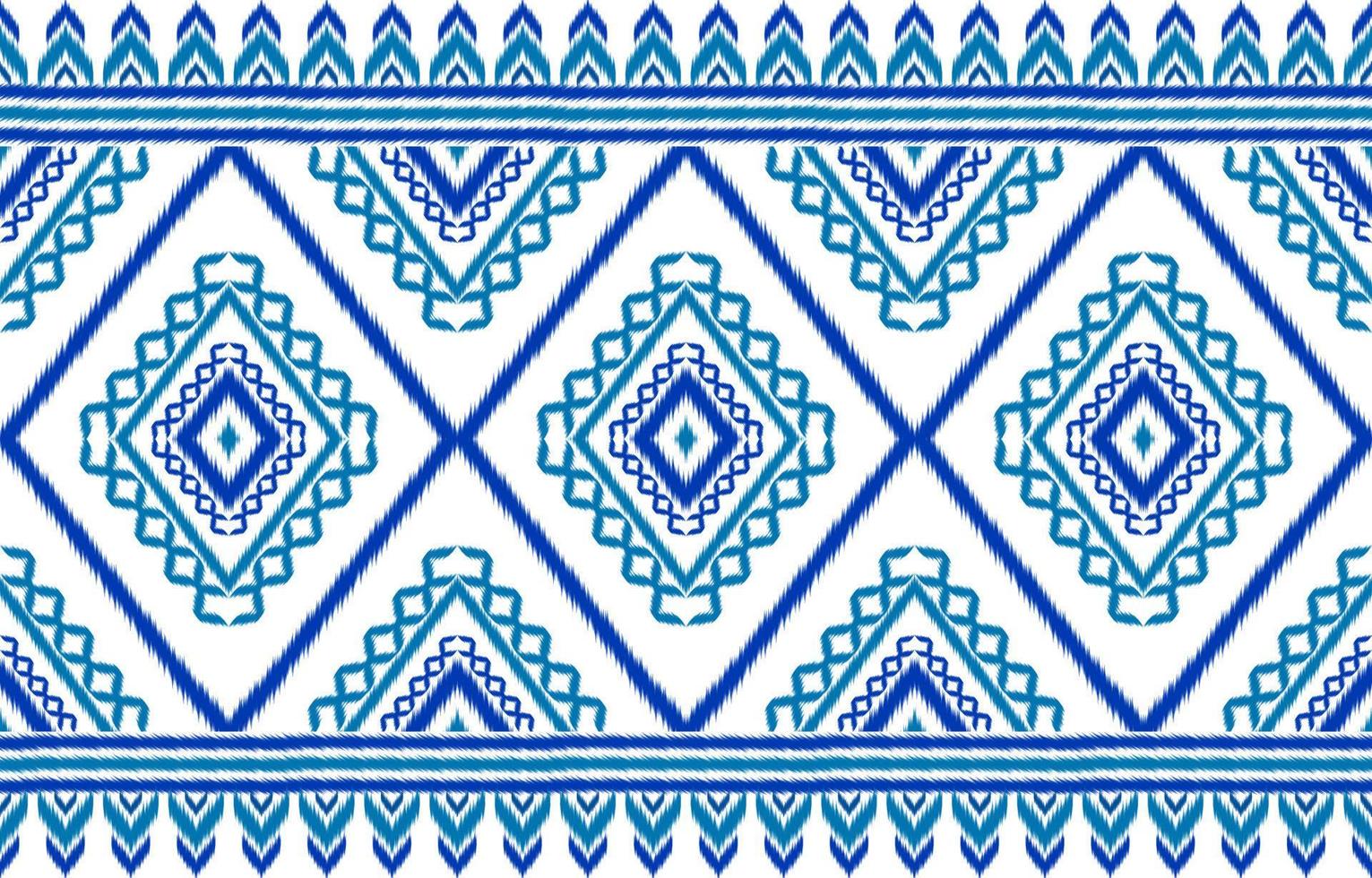 mooi tapijt ikat kunst. meetkundig etnisch naadloos patroon in stam. Amerikaans, Mexicaans stijl. vector