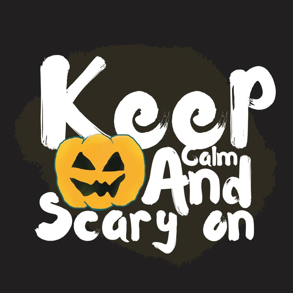 halloween t-shirt ontwerp waterverf vector