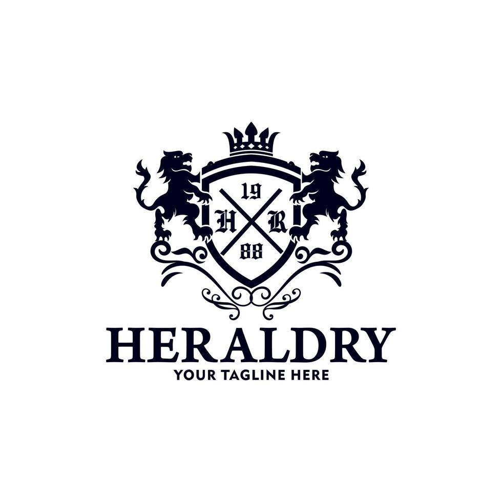 heraldiek logo verzameling vector sjabloon