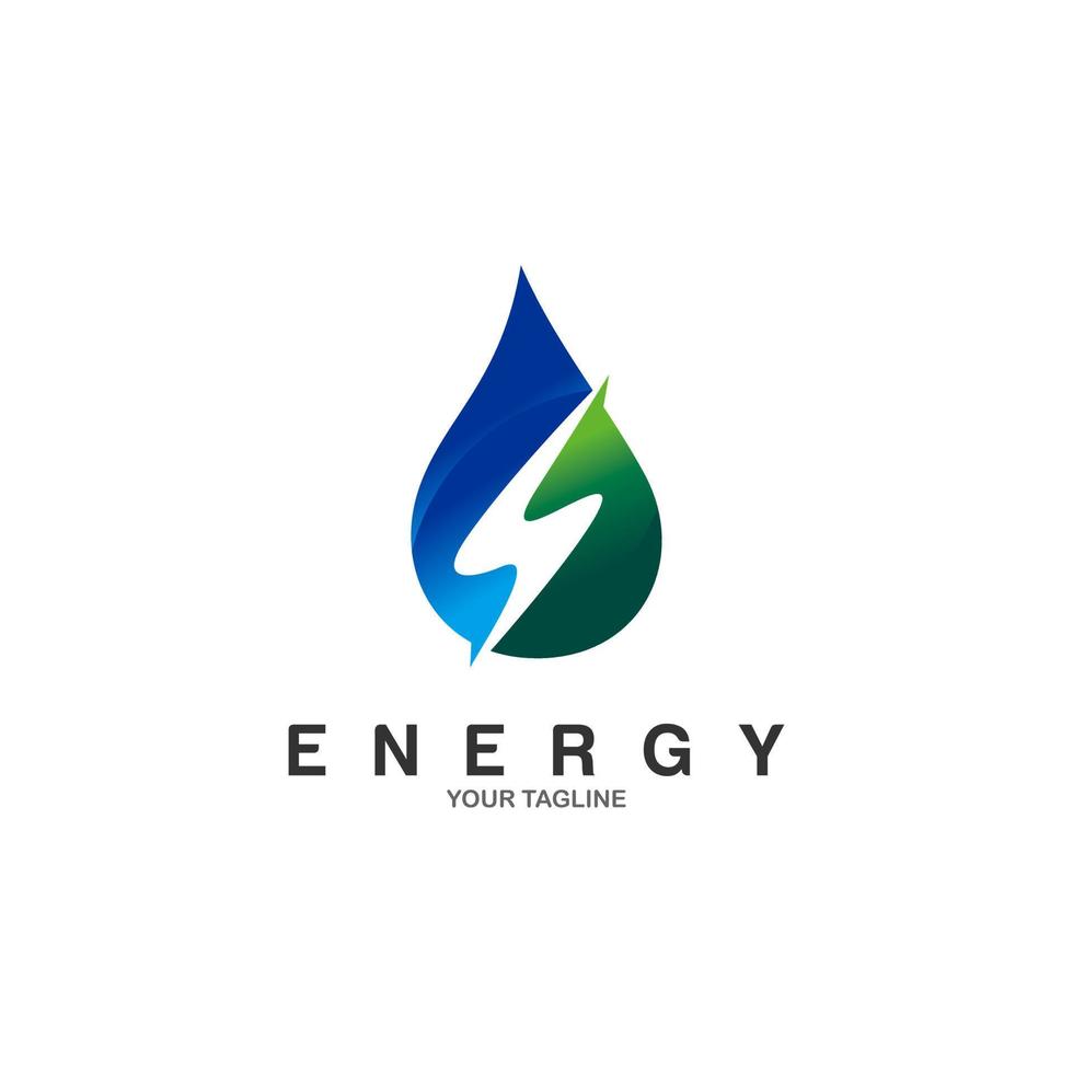 groen energie logo vector sjabloon