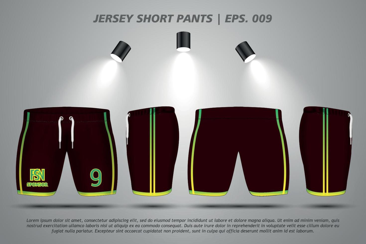 kort broek Jersey uniform uitrusting ontwerp sublimatie t overhemd premie meetkundig patroon ongelooflijk vector verzameling voor voetbal Amerikaans voetbal racing wielersport gaming motorcross sport-