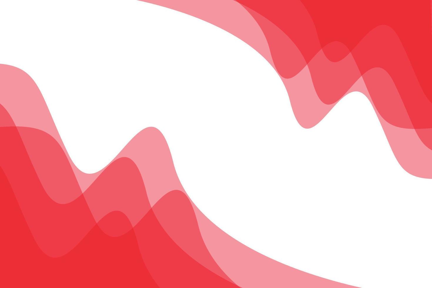 rode curve op een witte achtergrond vector