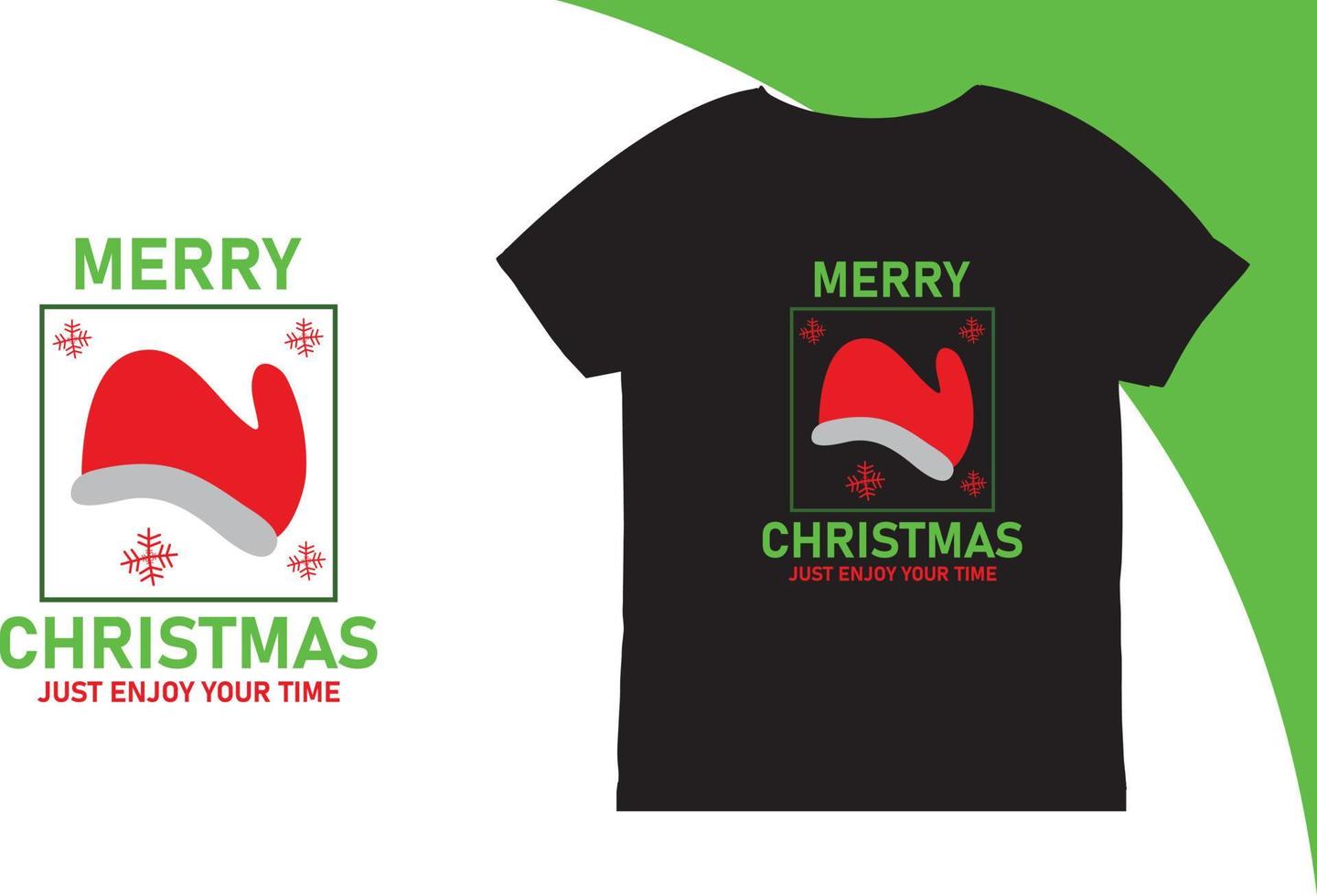 vrolijk Kerstmis viering typografie t-shirt vector