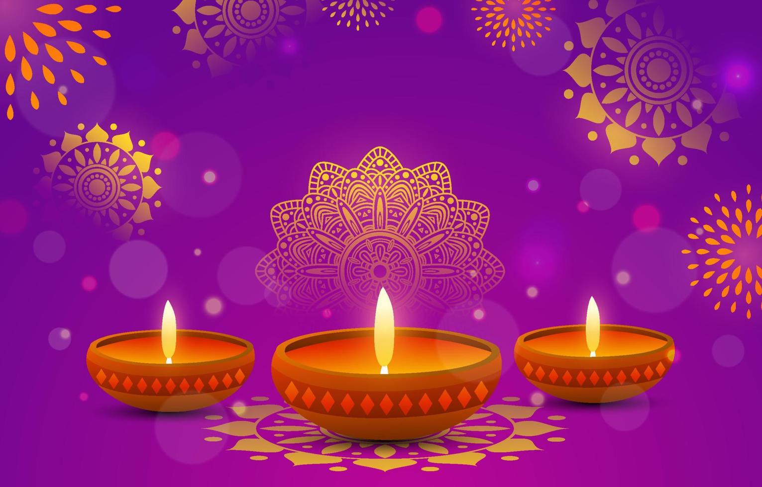 diwali festival achtergrond vector