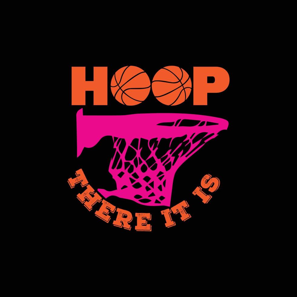 basketbal modieus typografie ontwerp vector