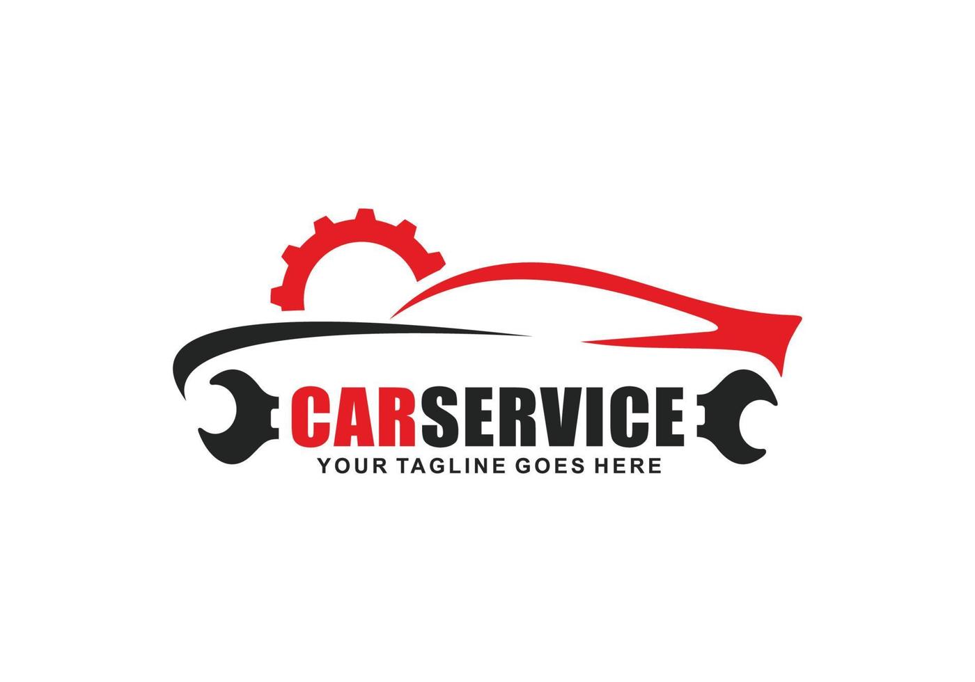 auto onderhoud logo ontwerp vector illustratie. auto reparatie logo