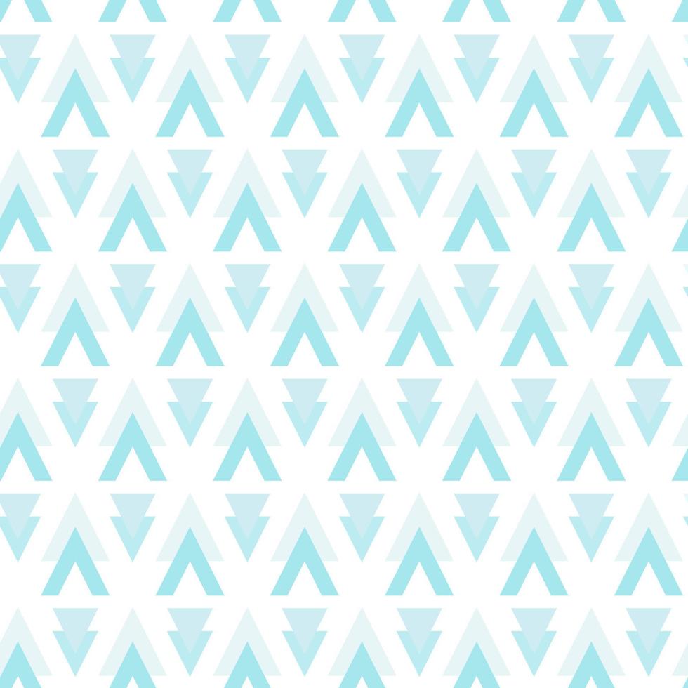 schattig naadloos hand getekend patronen. elegant modern vector patronen met blauw driehoeken. grappig infantiel herhalende afdrukken