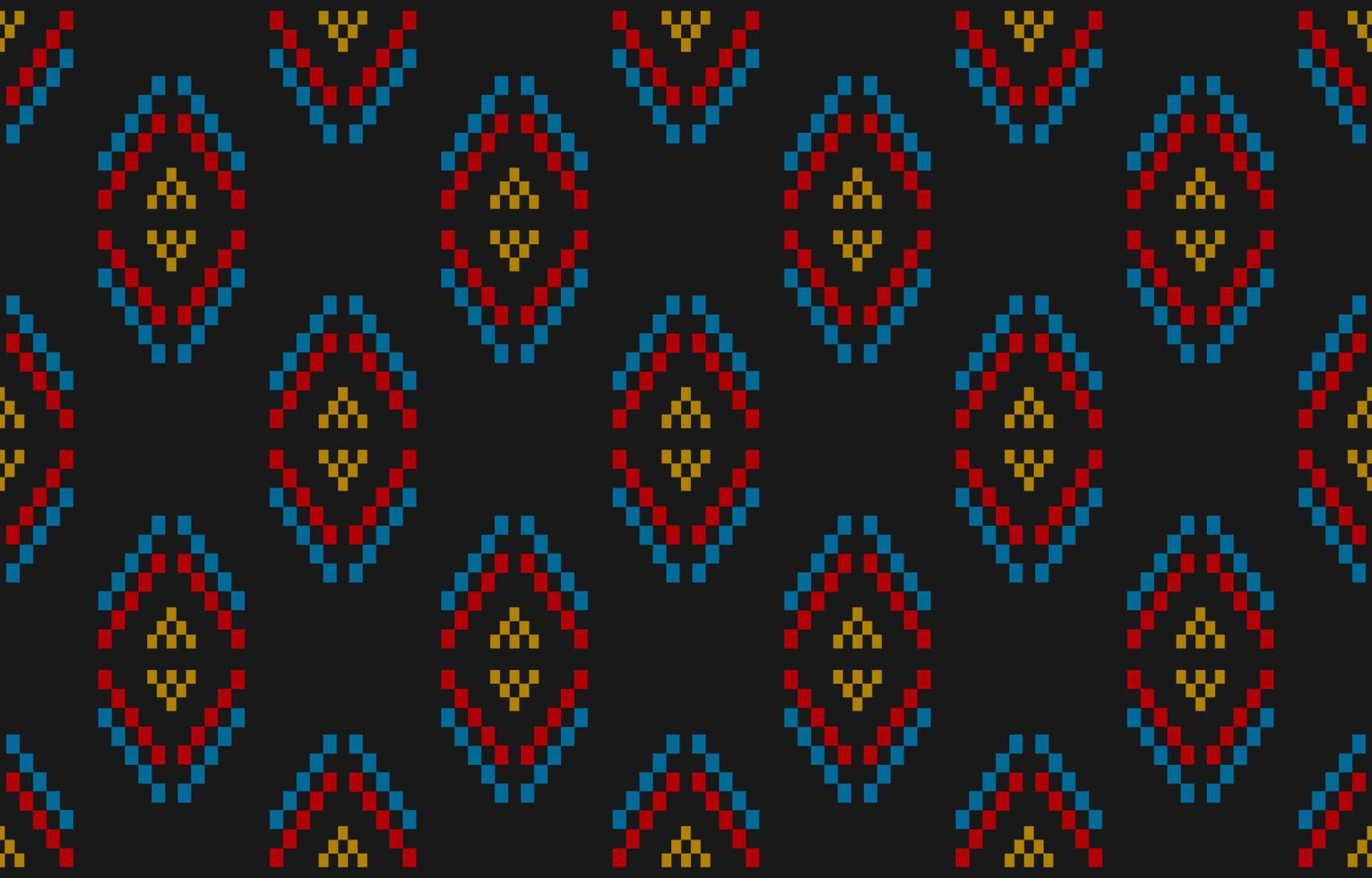 etnisch meetkundig naadloos patroon in stam. kleding stof etnisch aztec stijl. vector