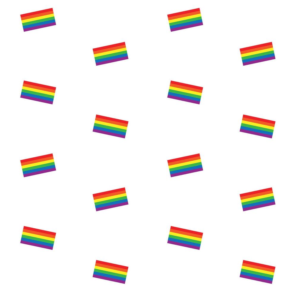 vector naadloos patroon van lgbt regenboog vlag