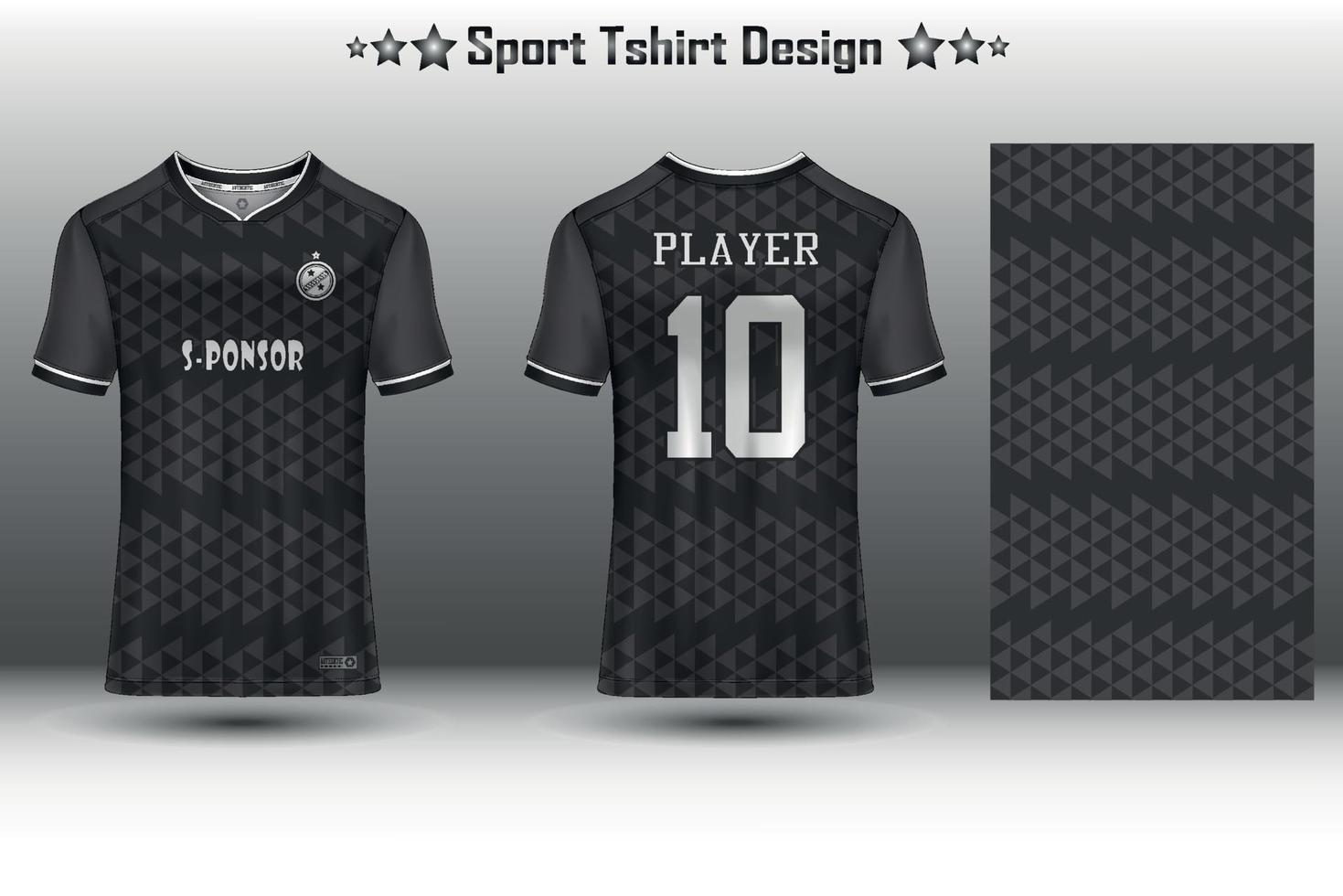 Amerikaans voetbal Jersey model, voetbal Jersey model, wielersport Jersey mockup en sport Jersey mockup met abstract meetkundig patroon vector