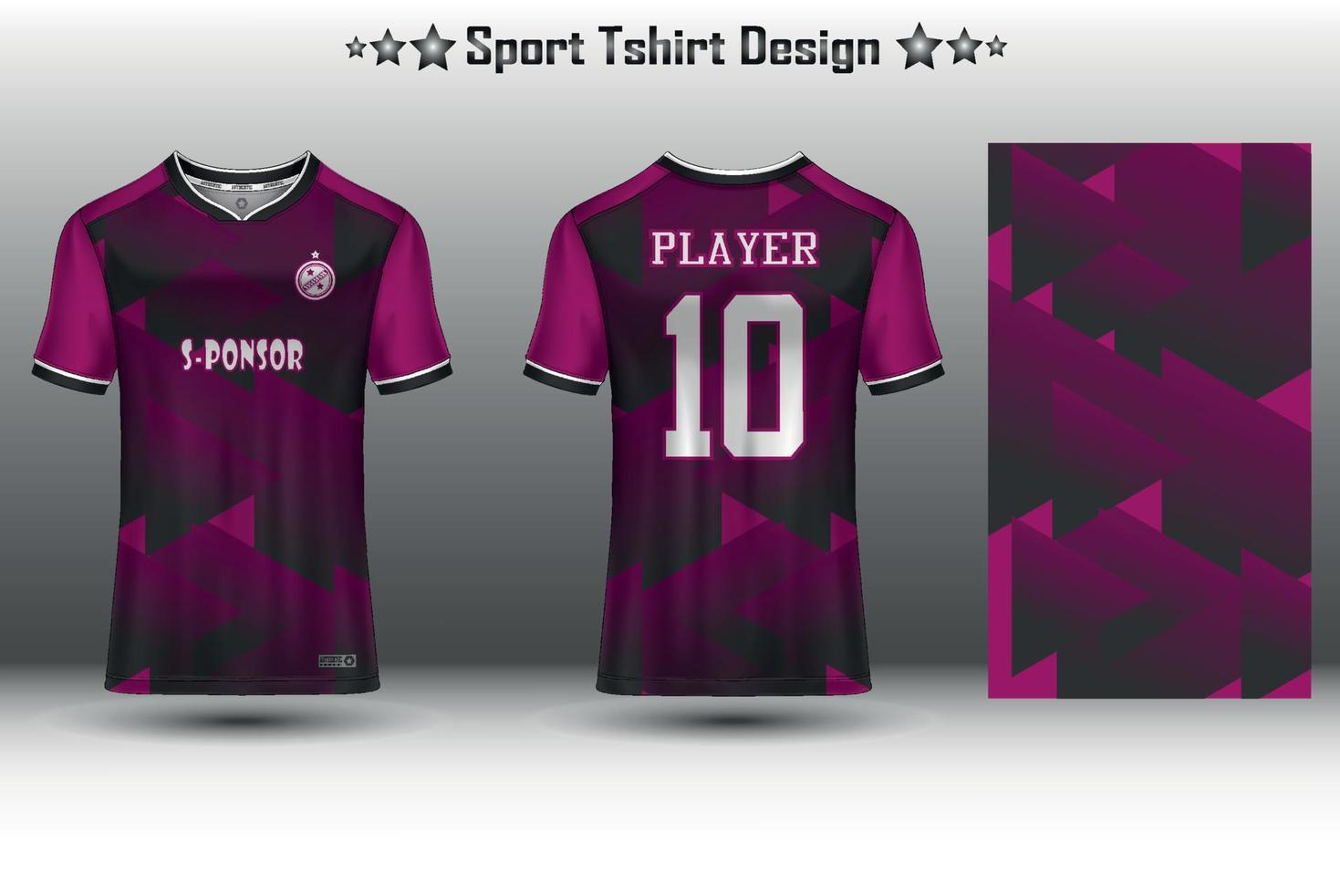 Amerikaans voetbal Jersey model, voetbal Jersey model, wielersport Jersey mockup en sport Jersey mockup met abstract meetkundig patroon vector