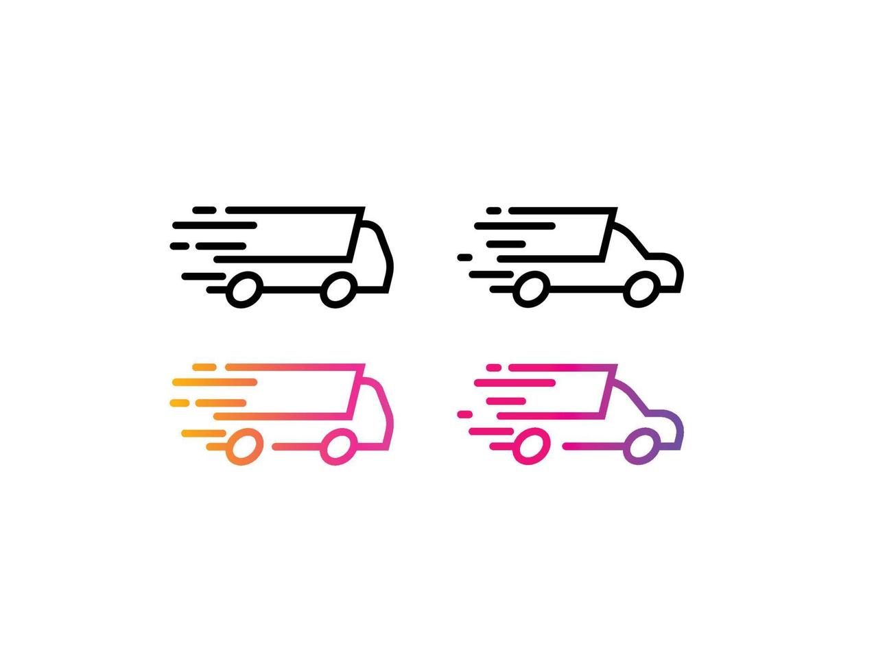 levering auto logo icoon illustratie vector