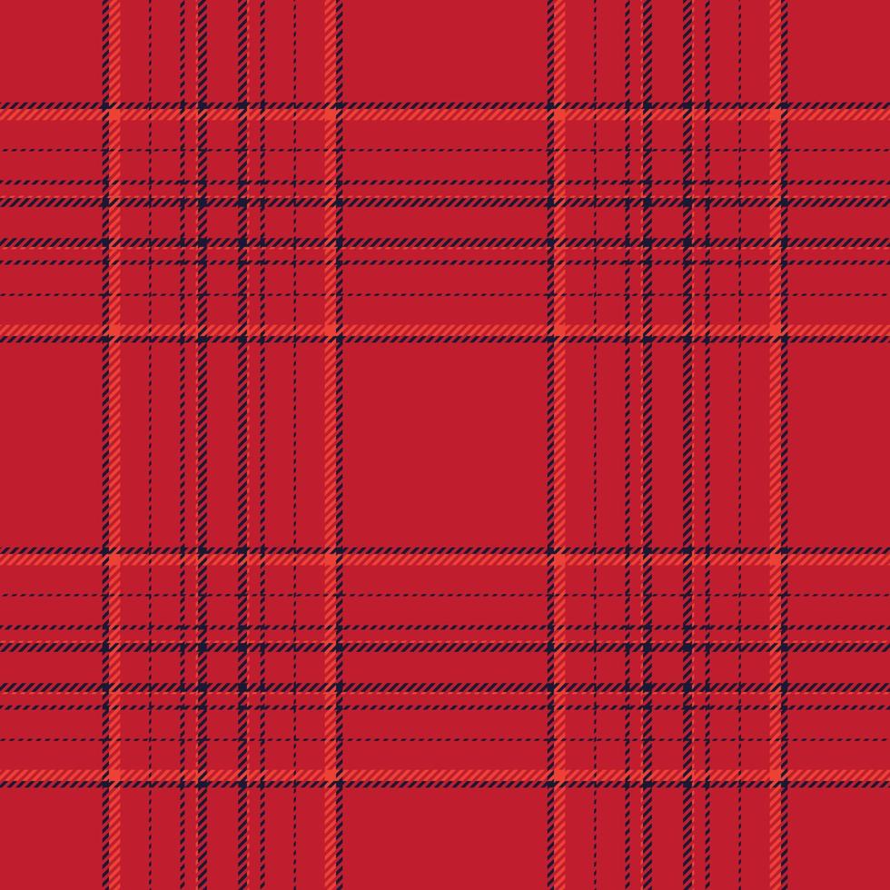 plaid naadloos patroon in rood. controleren kleding stof textuur. vector textiel afdrukken.