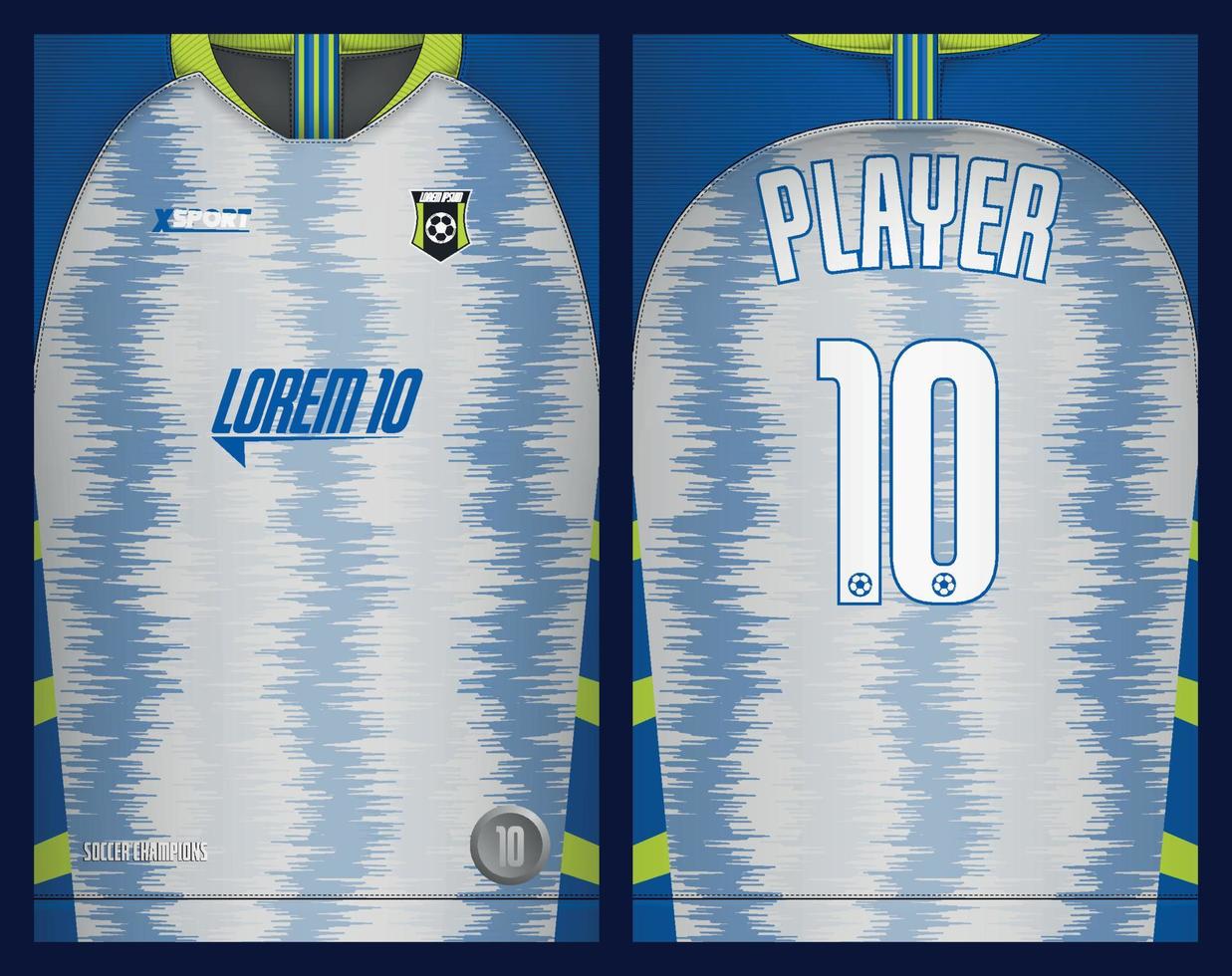 voetbal Jersey ontwerp voor sublimatie, sport t overhemd ontwerp vector