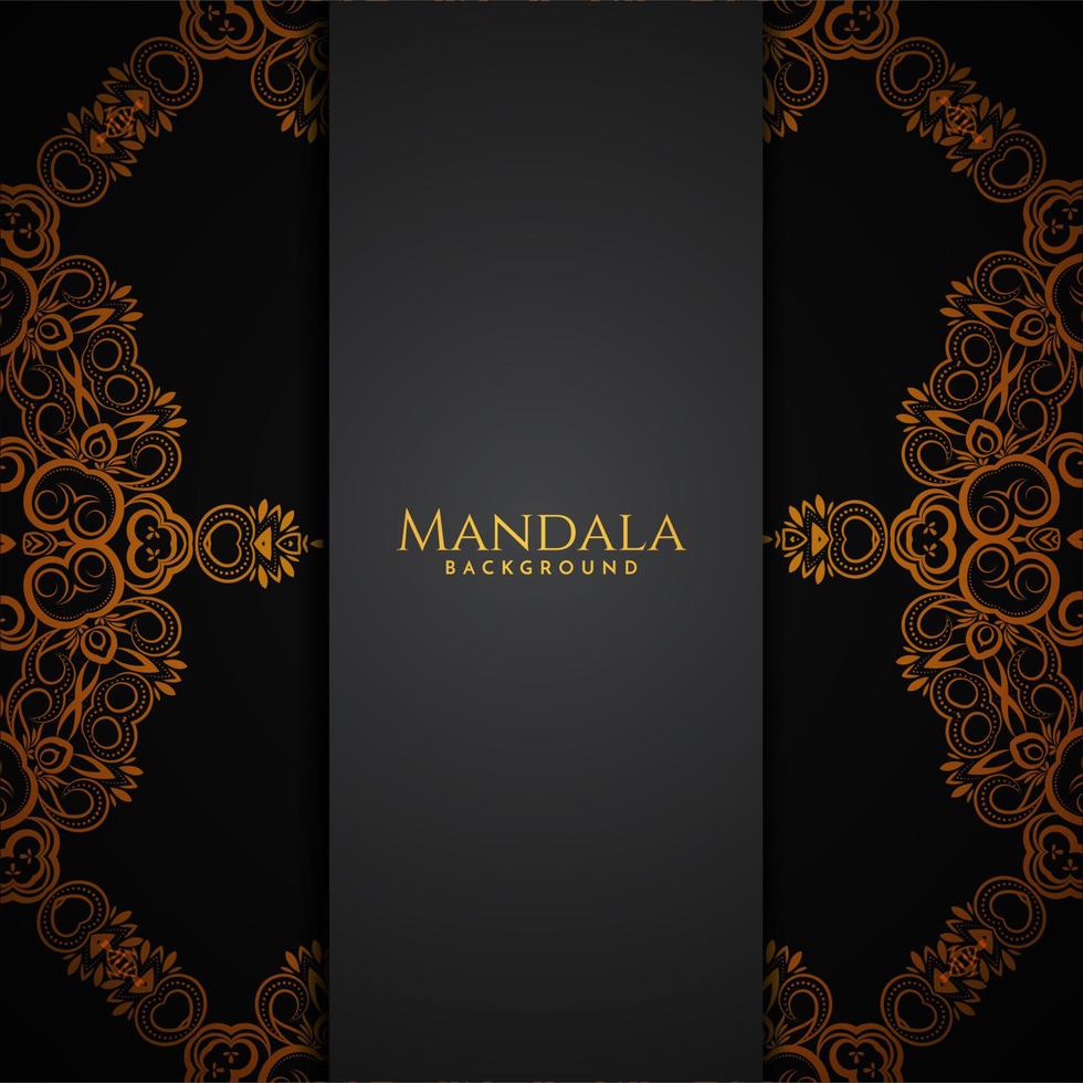 abstracte mooie luxe mandala decoratieve achtergrond vector