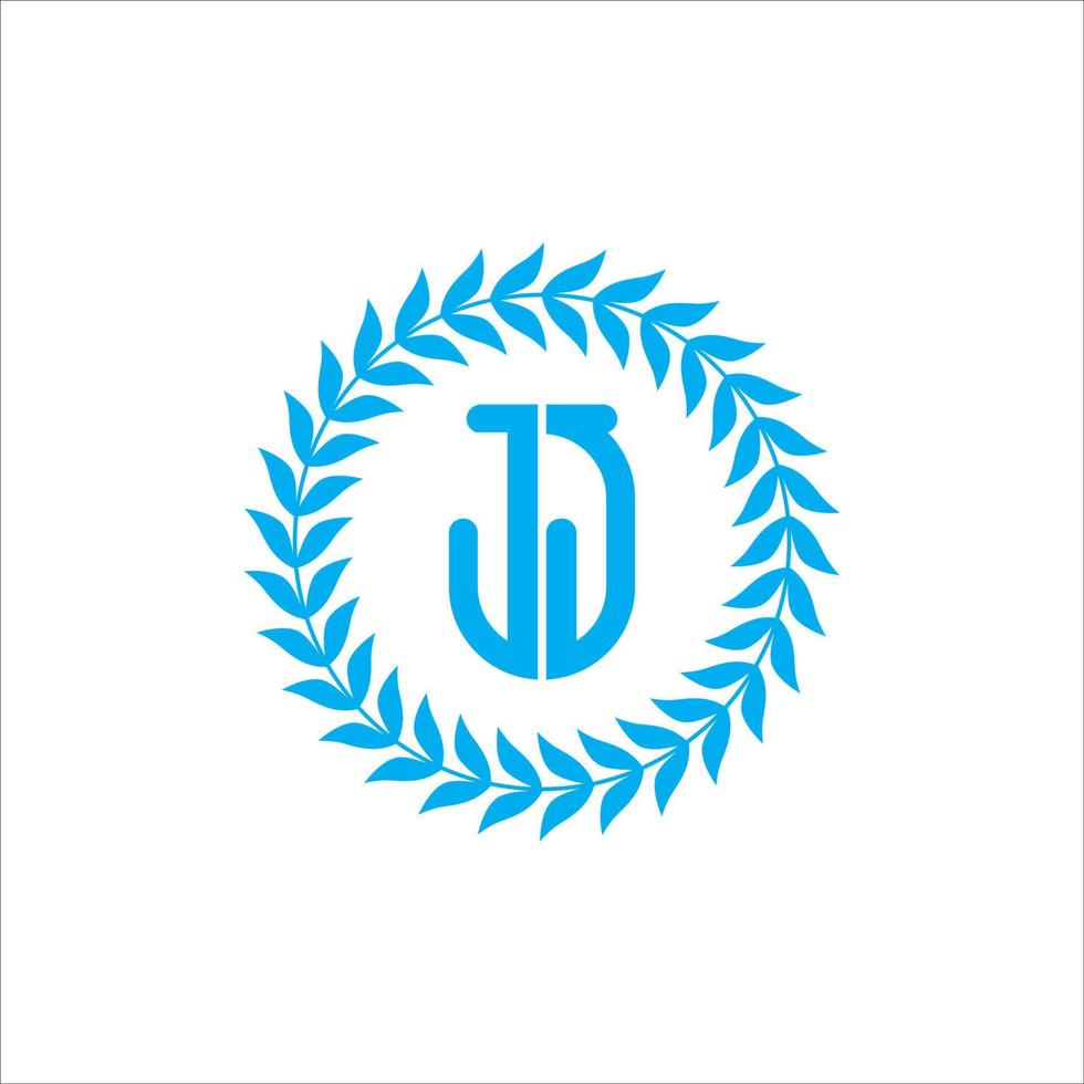 gemakkelijk modern jj j monogram logo vector