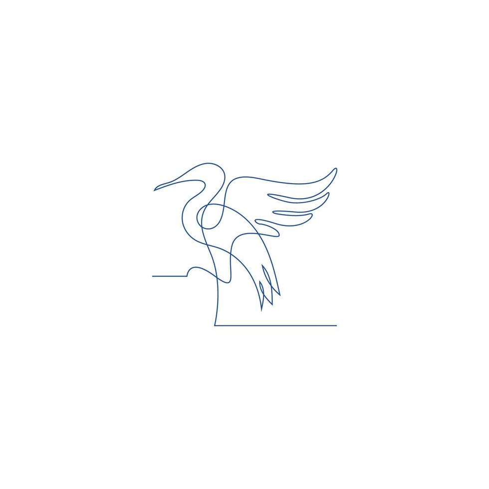 reiger logo icoon illustratie vector