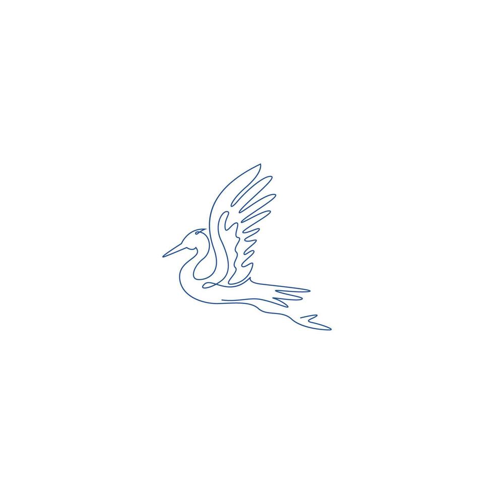 reiger logo icoon illustratie vector