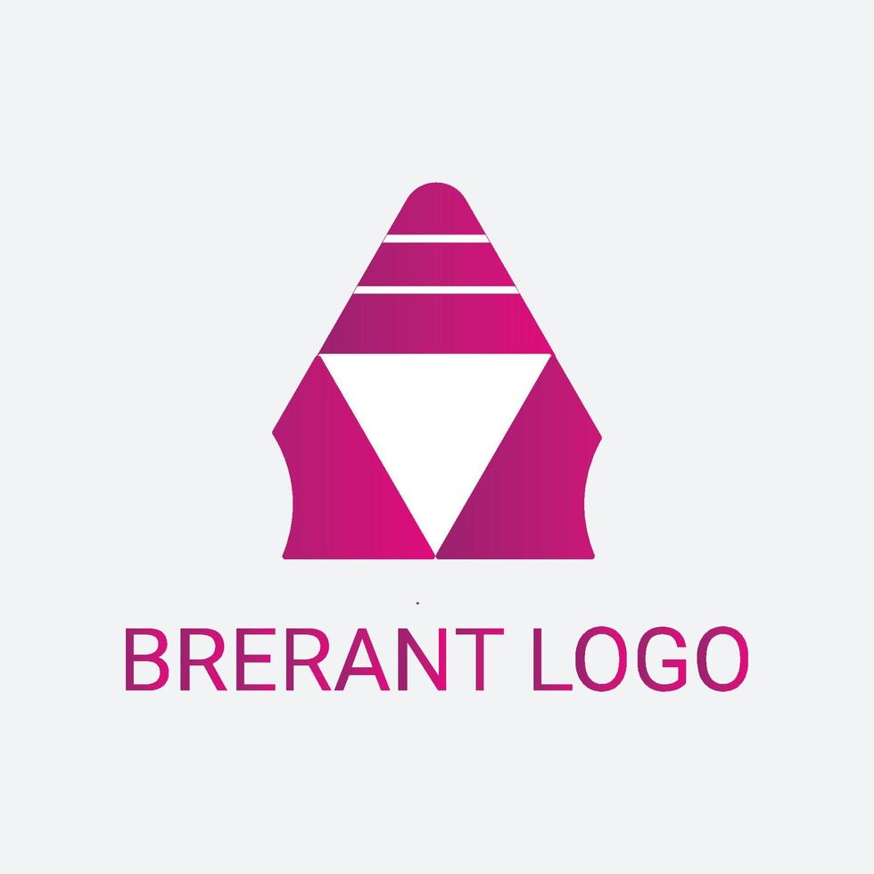 creatief brant logo modern ontwerp vector