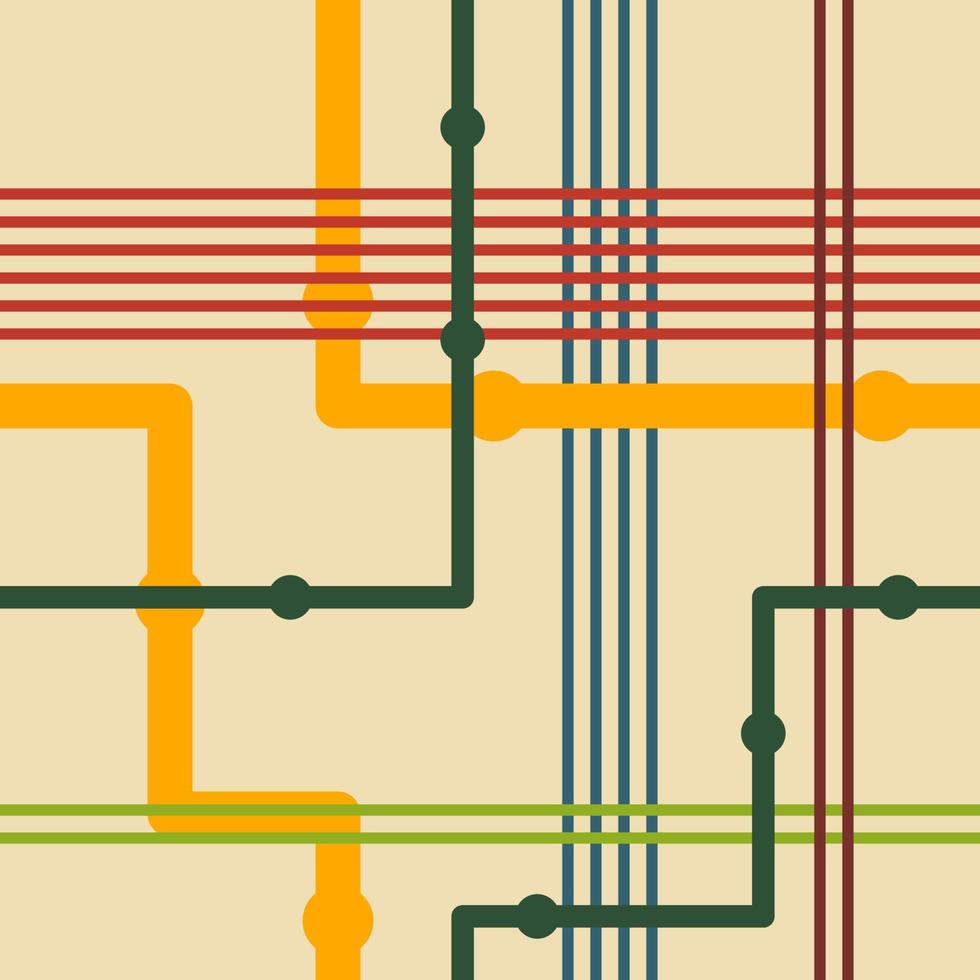 bewerkbare retro stippel strepen en lijnen vector naadloos patroon voor creëren achtergrond en decoratief element voor ieder doeleinden