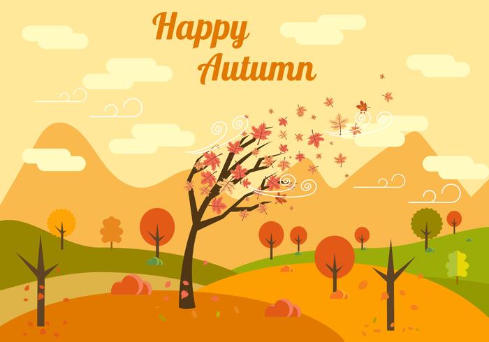 Gratis Herfst Vector Illustratie