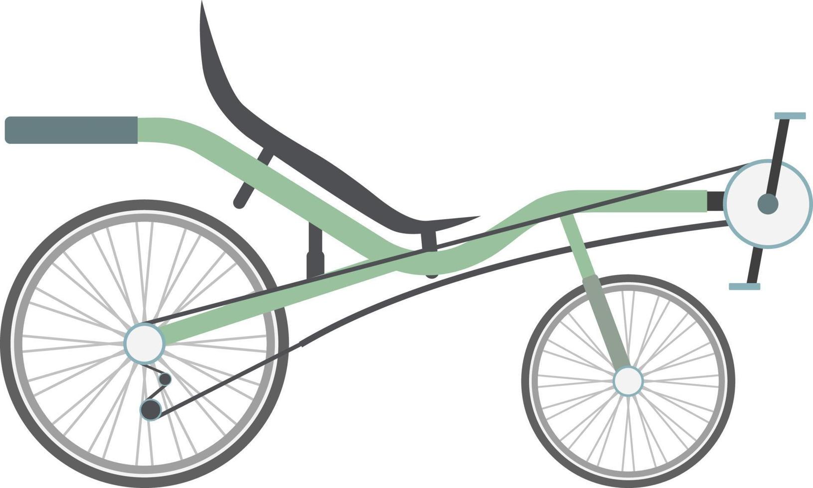 ligfiets fiets icoon vector