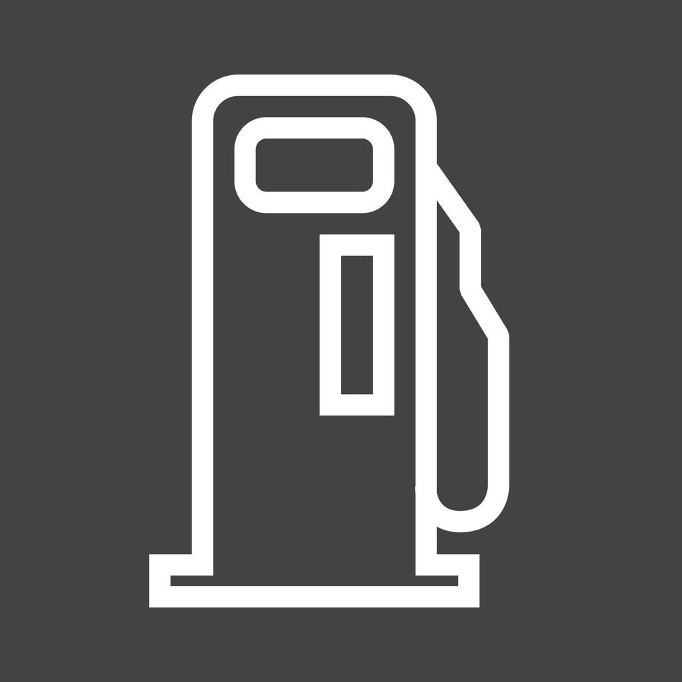 gas- station onderhoud lijn omgekeerd icoon vector