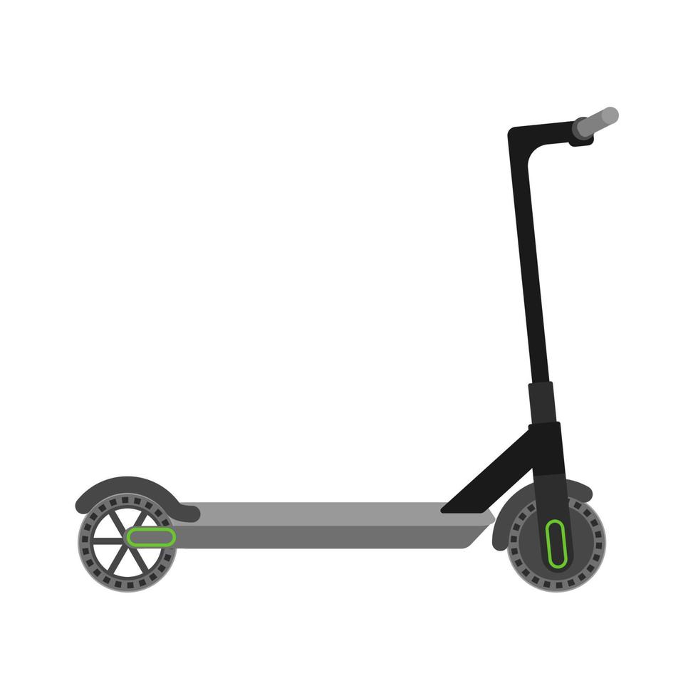 modern scooter. voet bediend en hand- bediend ecologie voertuigen vector