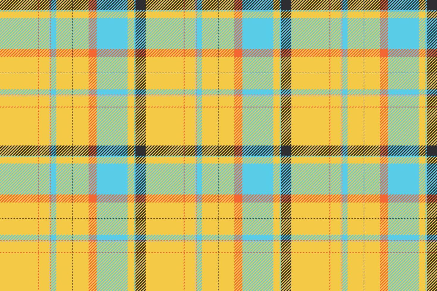 Schotse ruit Schotland naadloos plaid patroon vector. retro achtergrond kleding stof. wijnoogst controleren kleur plein meetkundig textuur. vector