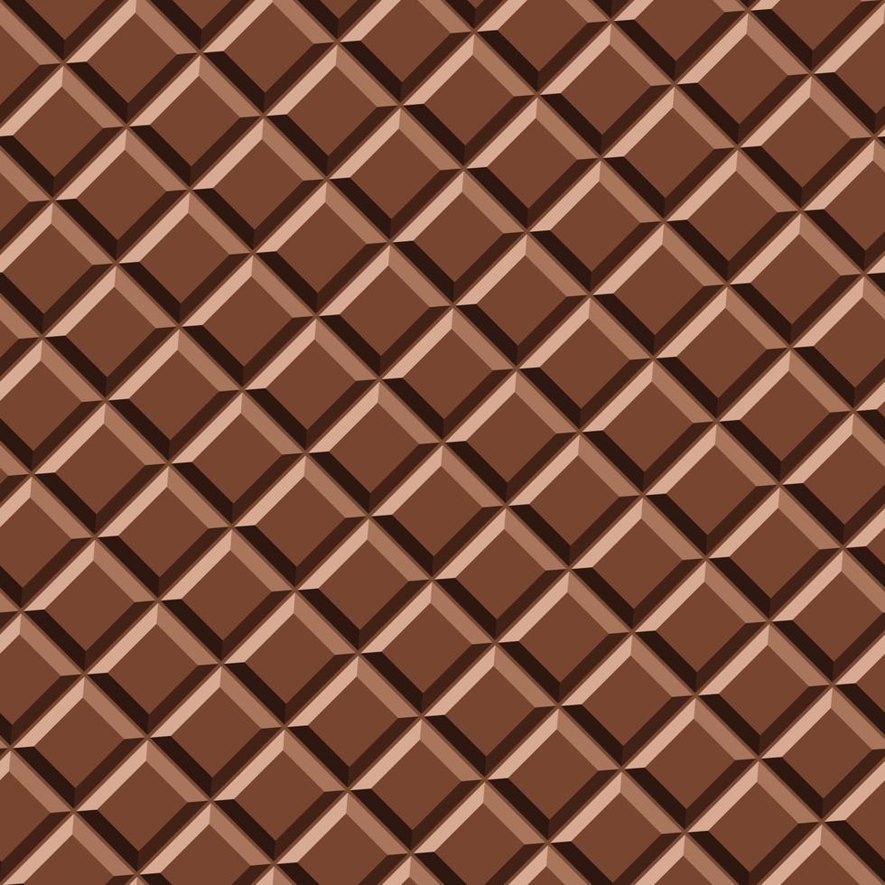 naadloos patroon zoet chocola structuur vector