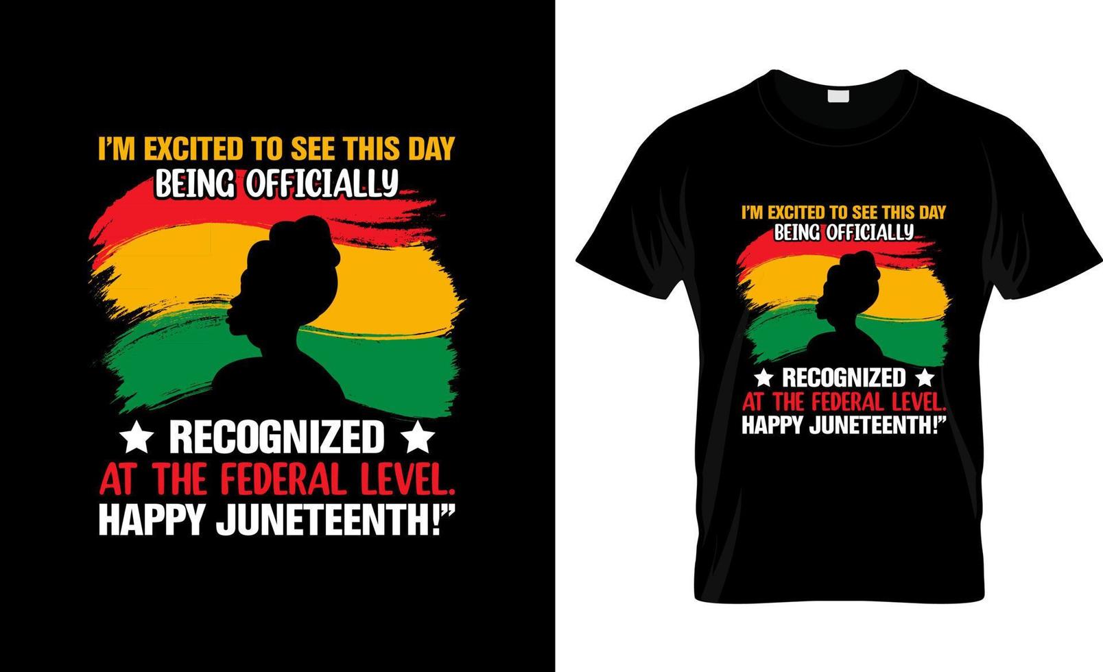 juneteenth t-shirt ontwerp, juneteenth t-shirt leuze en kleding ontwerp, juneteenth typografie, juneteenth vector, juneteenth illustratie vector