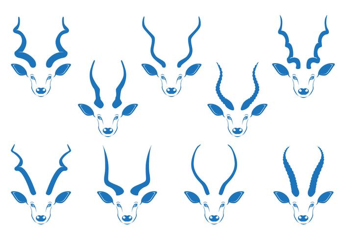 Kudu Hoorn Vector Voorraad