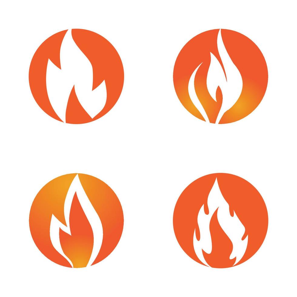 brand vlam logo vector, olie, gas- en energie logo concept vector