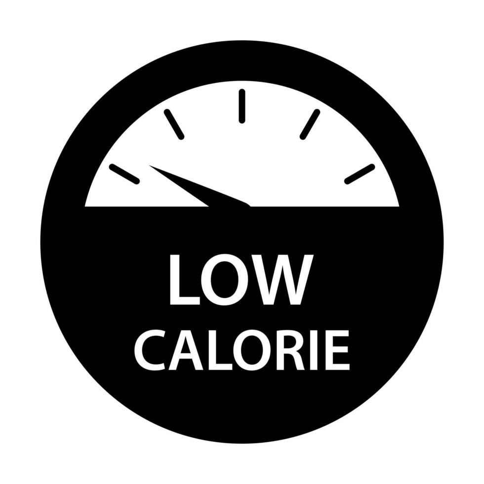 laag calorie icoon vector voor grafisch ontwerp, logo, website, sociaal media, mobiel app, ui illustratie