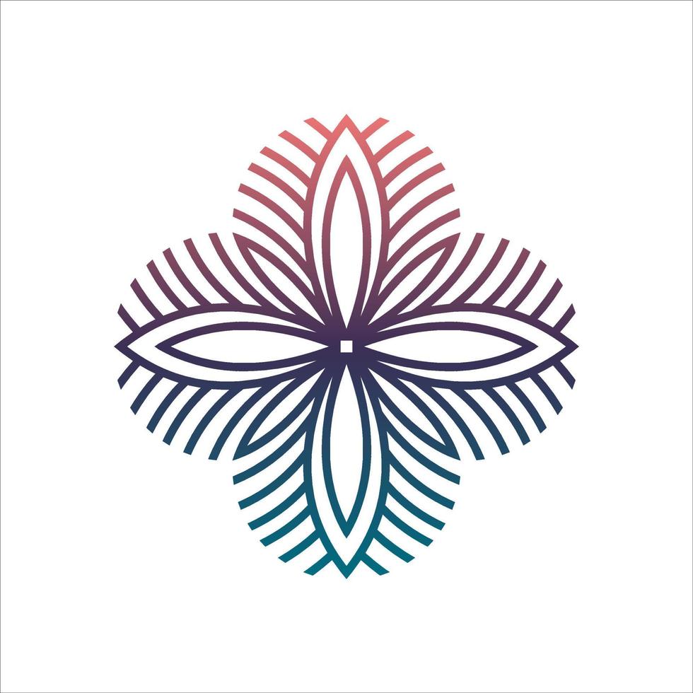 lotus bloem logo. vector ontwerp sjabloon van lotus pictogrammen schets stijl voor ecologisch, schoonheid, spa, yoga