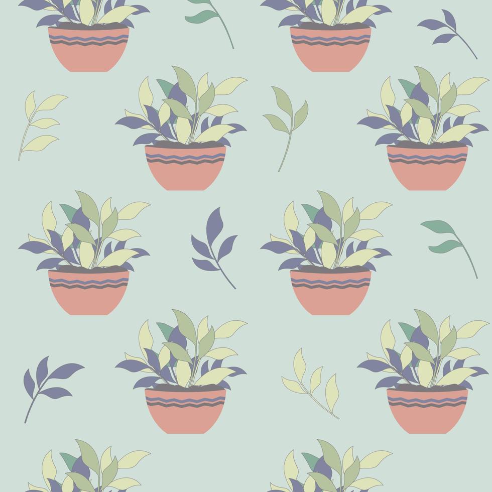 bloemen in pot vector