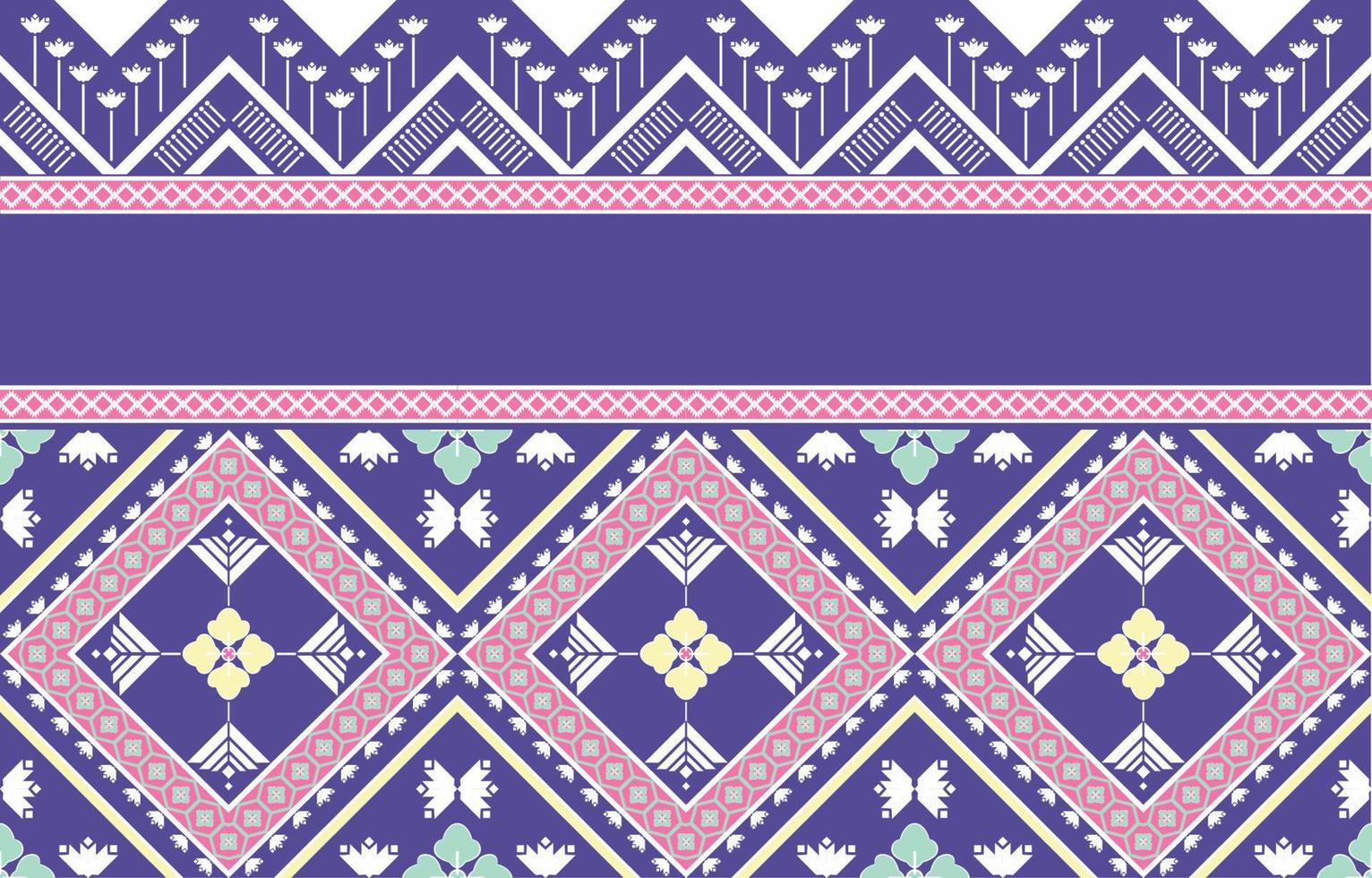meetkundig etnisch oosters ikat naadloos patroon traditioneel ontwerp voor achtergrond,tapijt,behang,kleding,inwikkeling,batik,stof illustratie. borduurwerk stijl. vector