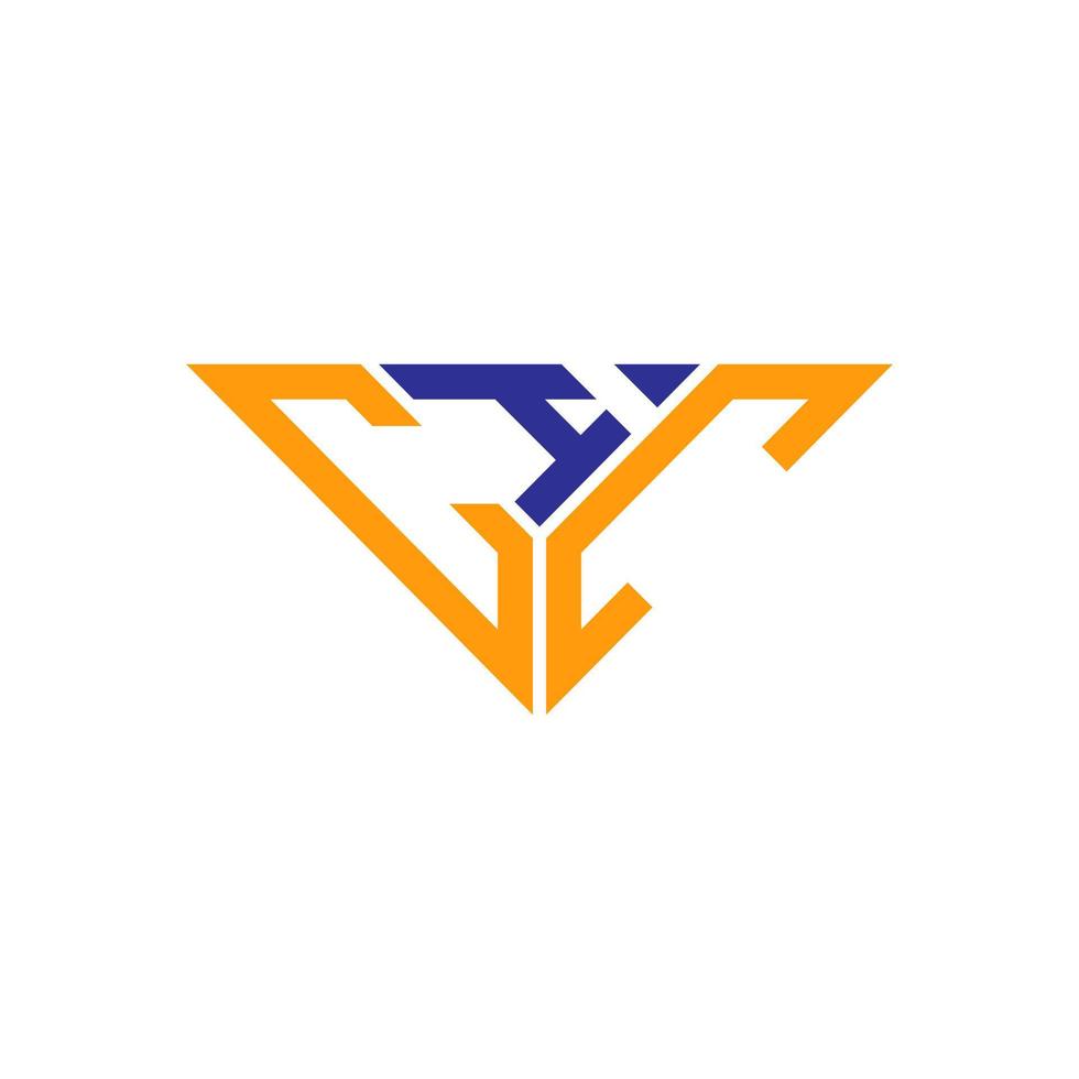 cic brief logo creatief ontwerp met vector grafisch, cic gemakkelijk en modern logo in driehoek vorm geven aan.