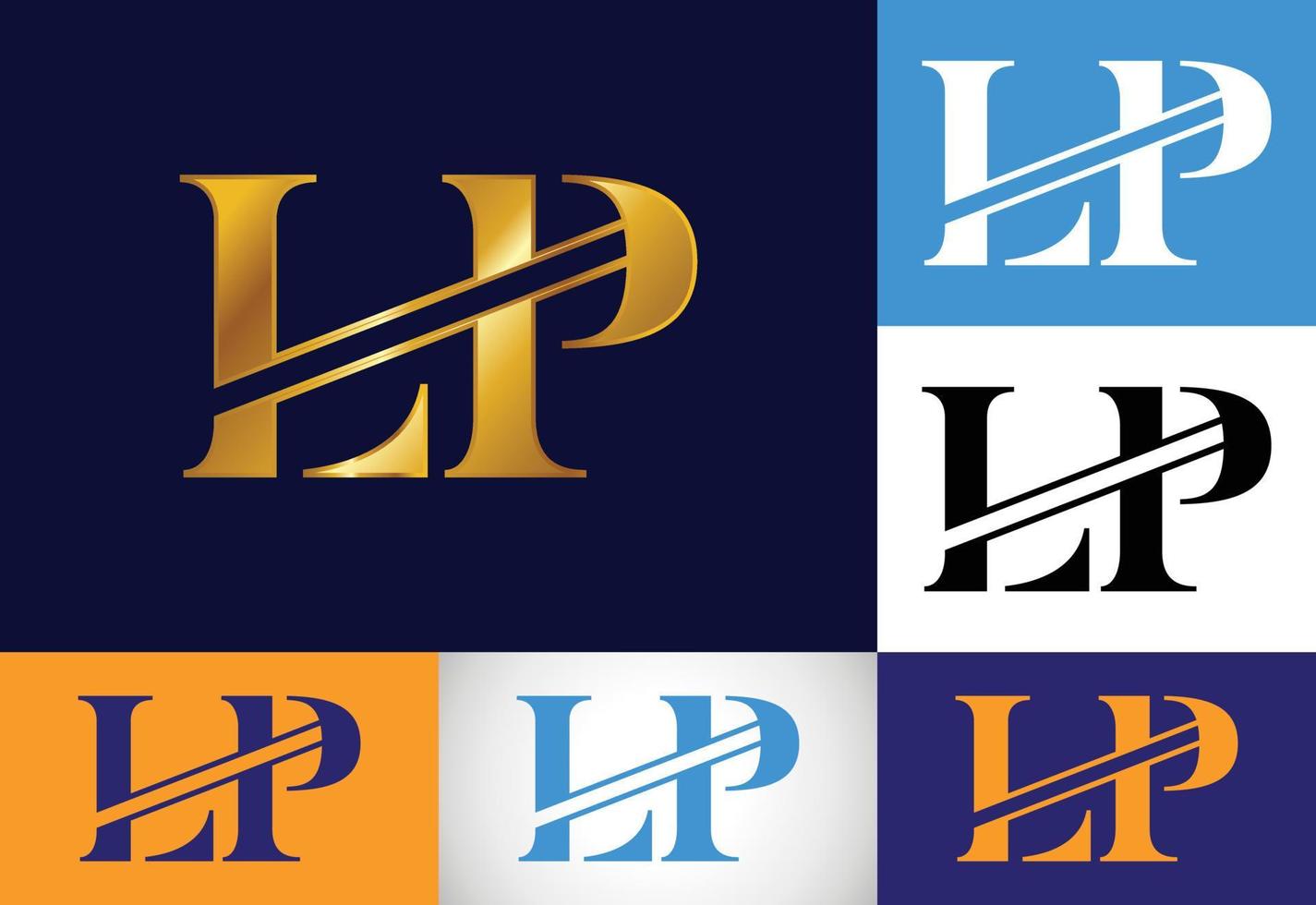 eerste monogram letter lp logo ontwerp vector. grafisch alfabetsymbool voor bedrijfszaken vector