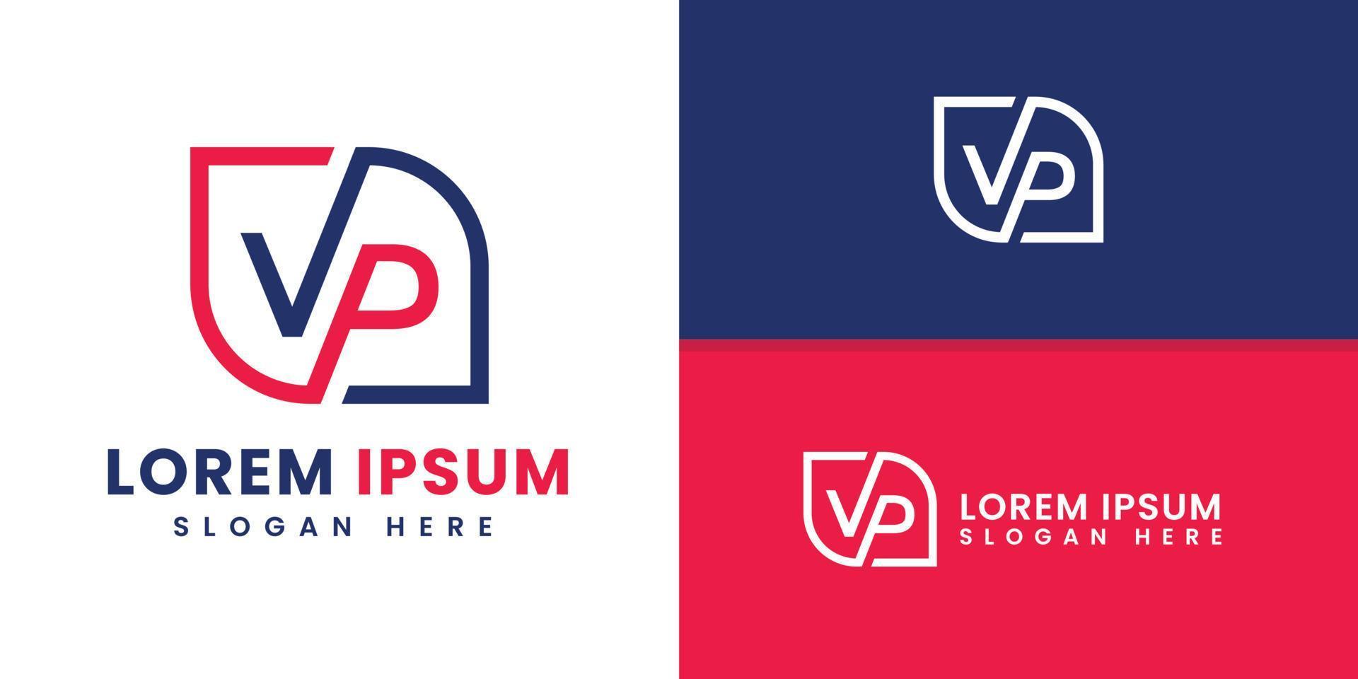 eerste vp-logo vector